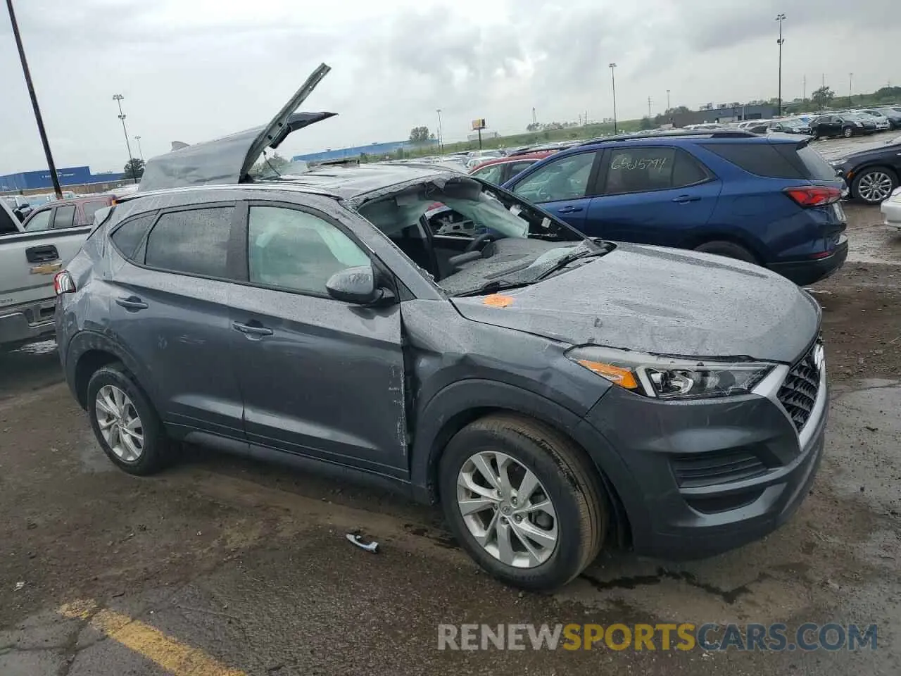 4 Photograph of a damaged car KM8J3CA40KU845923 HYUNDAI TUCSON 2019
