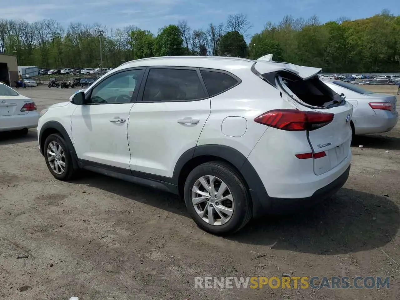 2 Photograph of a damaged car KM8J3CA40KU856338 HYUNDAI TUCSON 2019