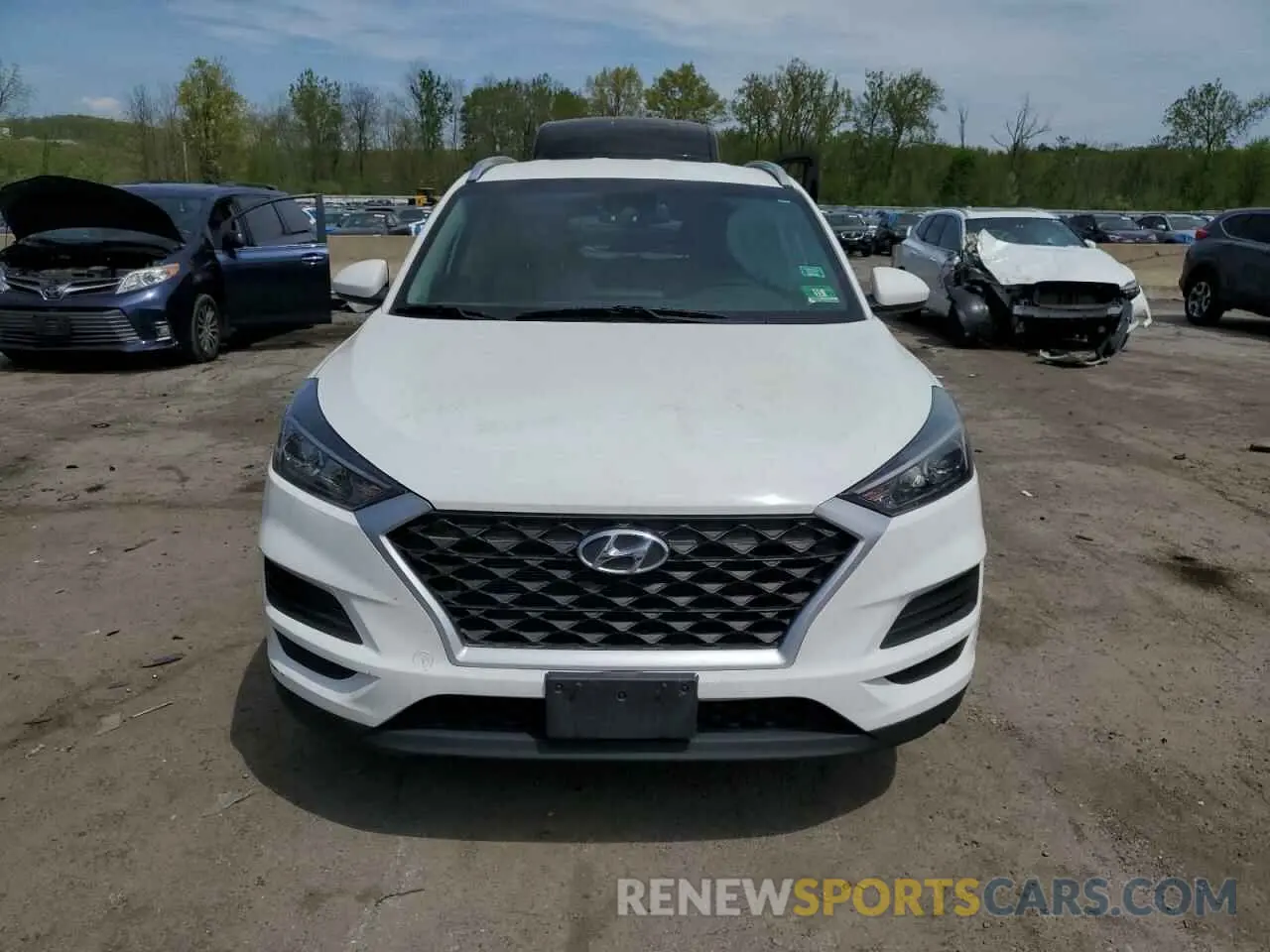 5 Photograph of a damaged car KM8J3CA40KU856338 HYUNDAI TUCSON 2019