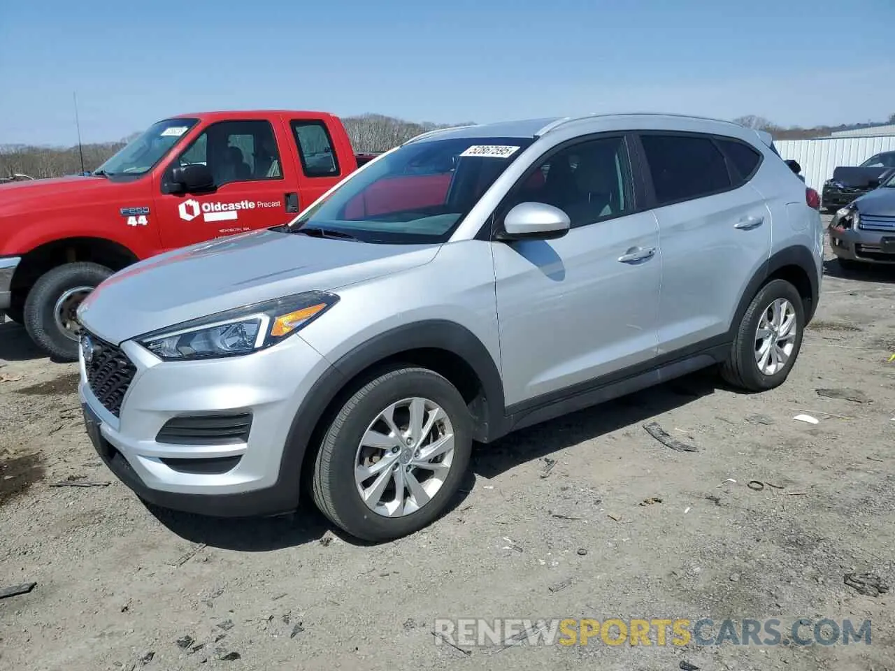 1 Photograph of a damaged car KM8J3CA41KU991960 HYUNDAI TUCSON 2019