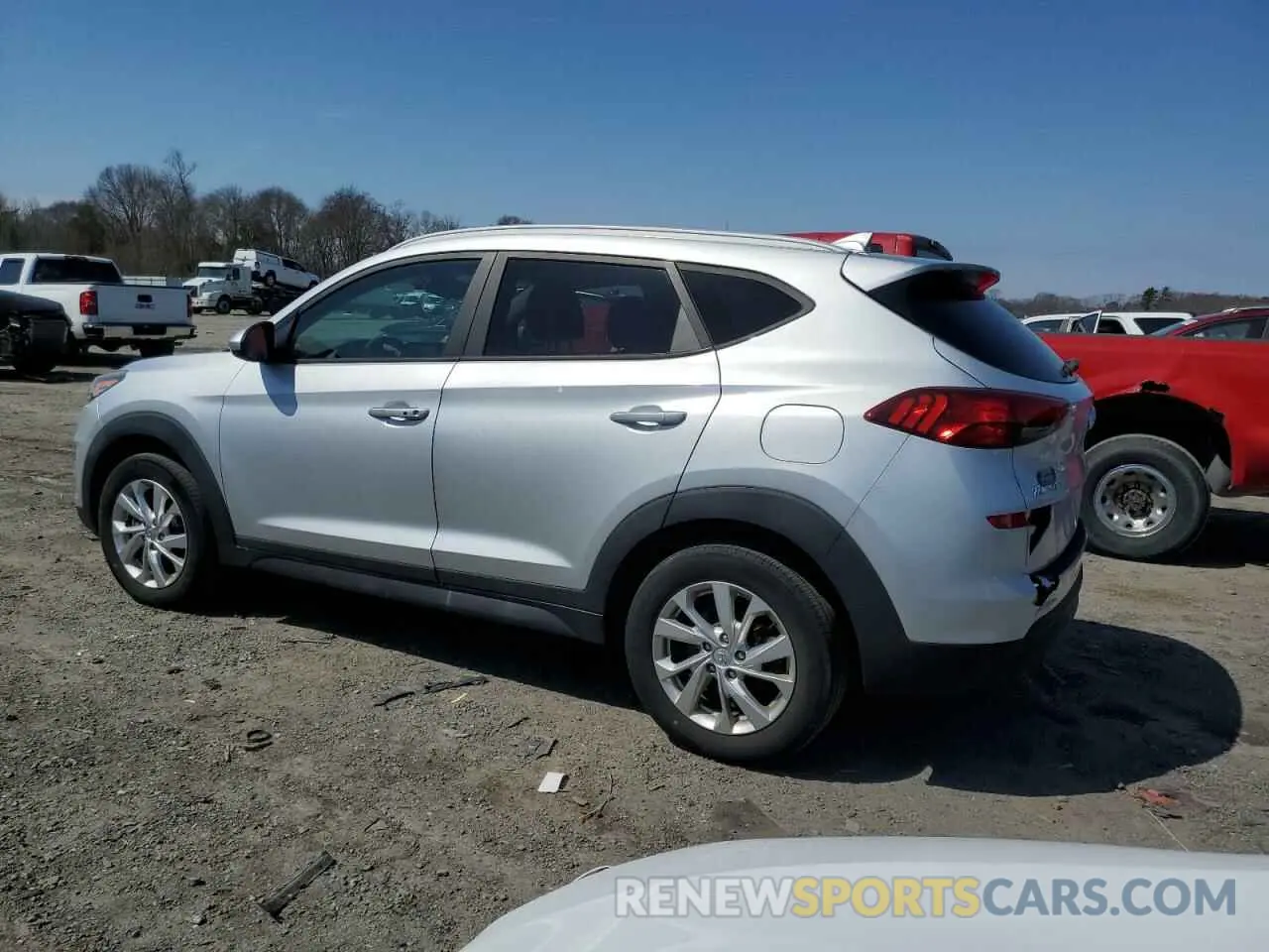 2 Photograph of a damaged car KM8J3CA41KU991960 HYUNDAI TUCSON 2019