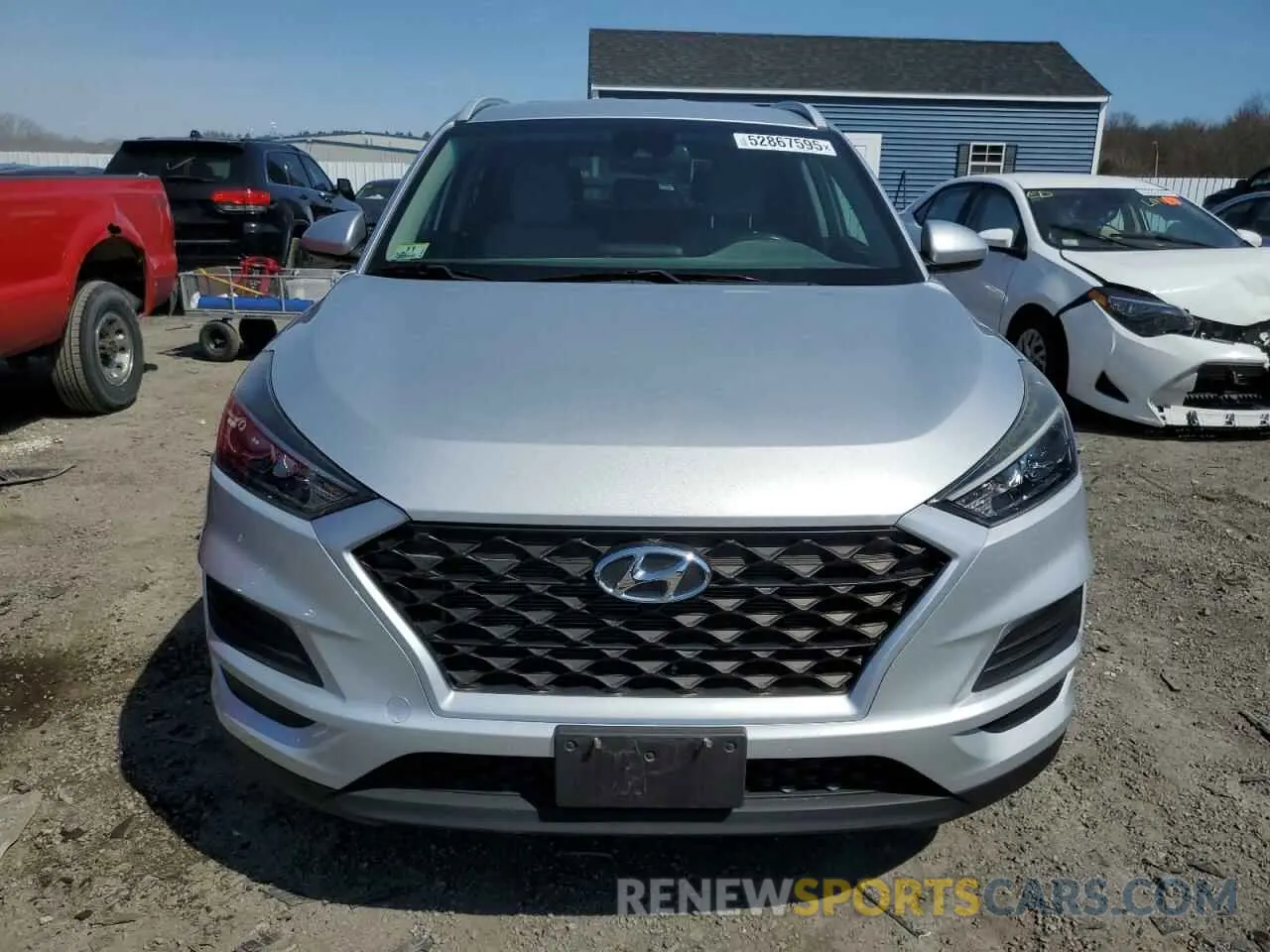 5 Photograph of a damaged car KM8J3CA41KU991960 HYUNDAI TUCSON 2019
