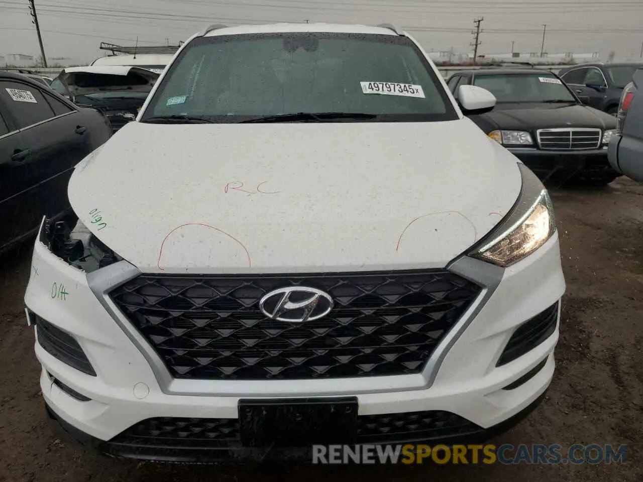 5 Photograph of a damaged car KM8J3CA42KU917222 HYUNDAI TUCSON 2019