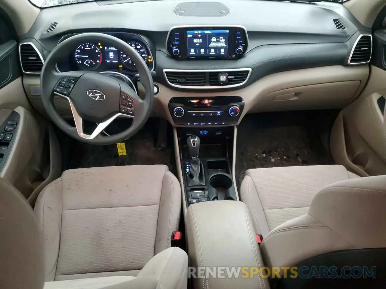 8 Photograph of a damaged car KM8J3CA42KU917222 HYUNDAI TUCSON 2019