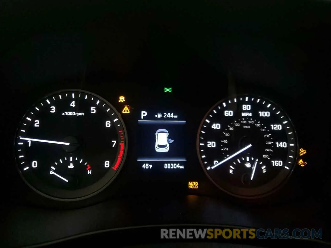 9 Photograph of a damaged car KM8J3CA42KU917222 HYUNDAI TUCSON 2019