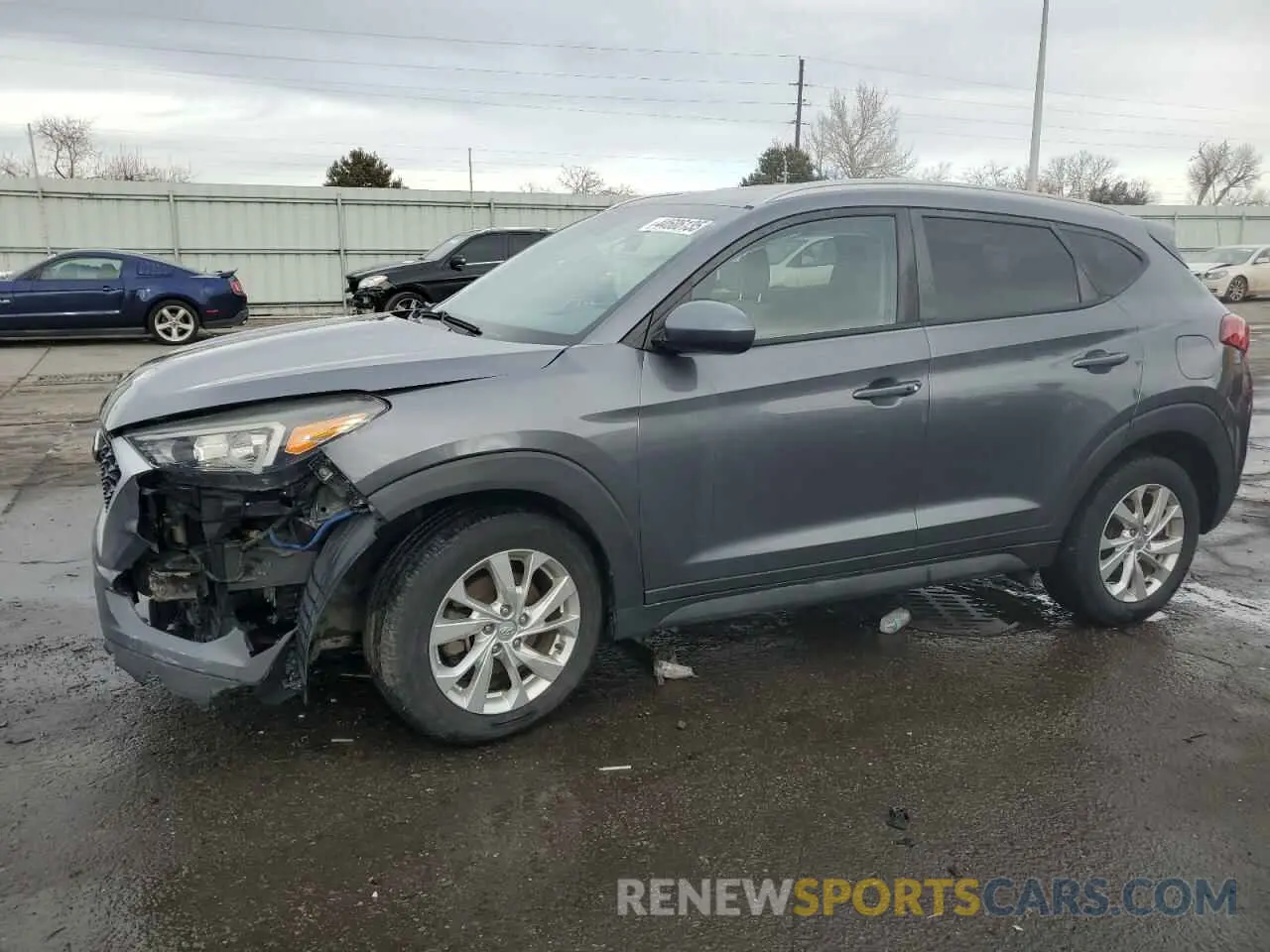 1 Photograph of a damaged car KM8J3CA42KU957347 HYUNDAI TUCSON 2019