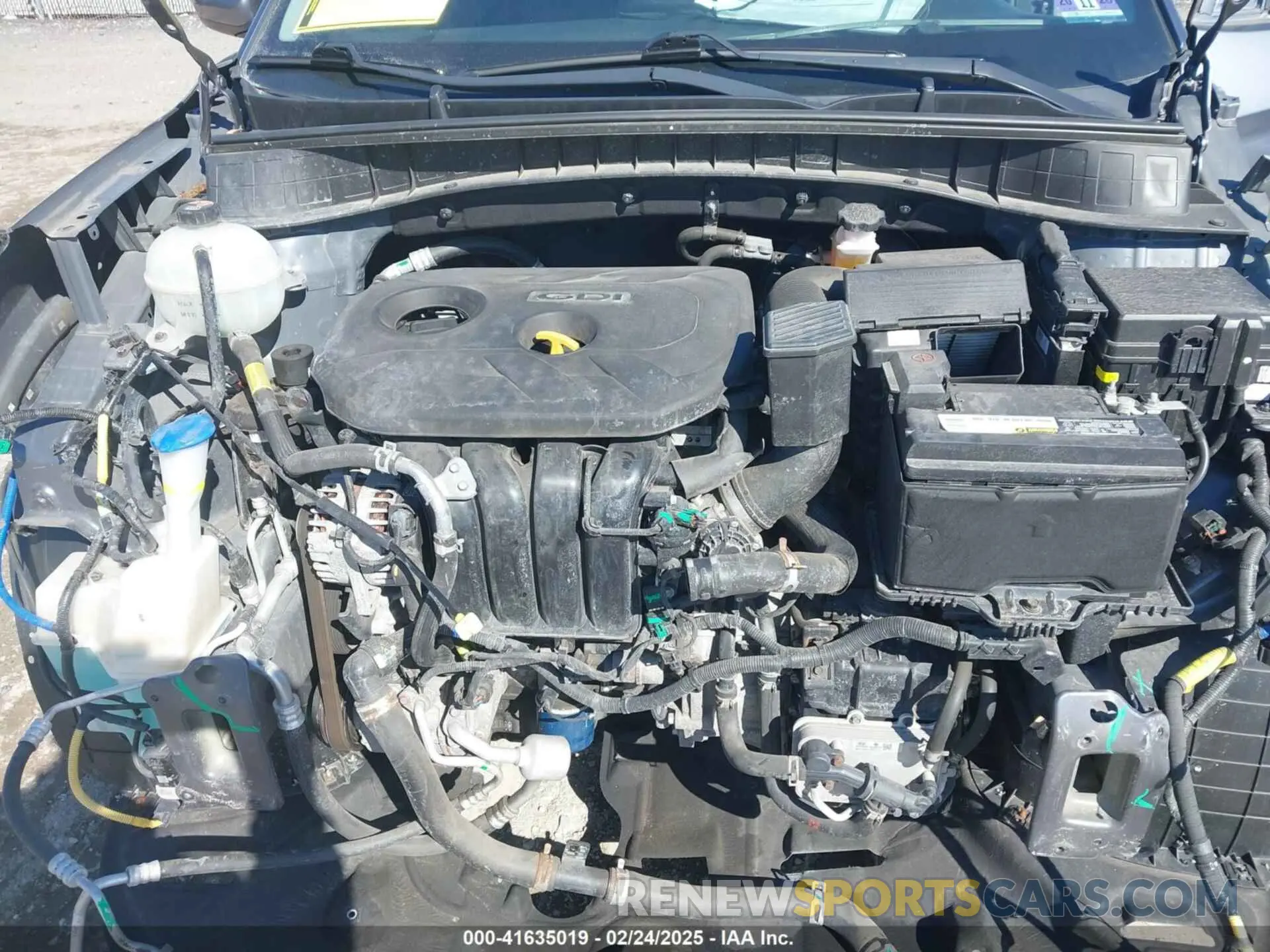 10 Photograph of a damaged car KM8J3CA43KU075720 HYUNDAI TUCSON 2019