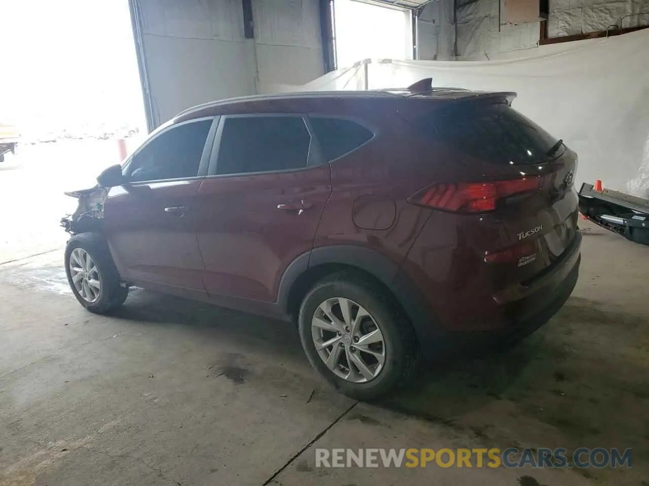 2 Photograph of a damaged car KM8J3CA44KU022668 HYUNDAI TUCSON 2019