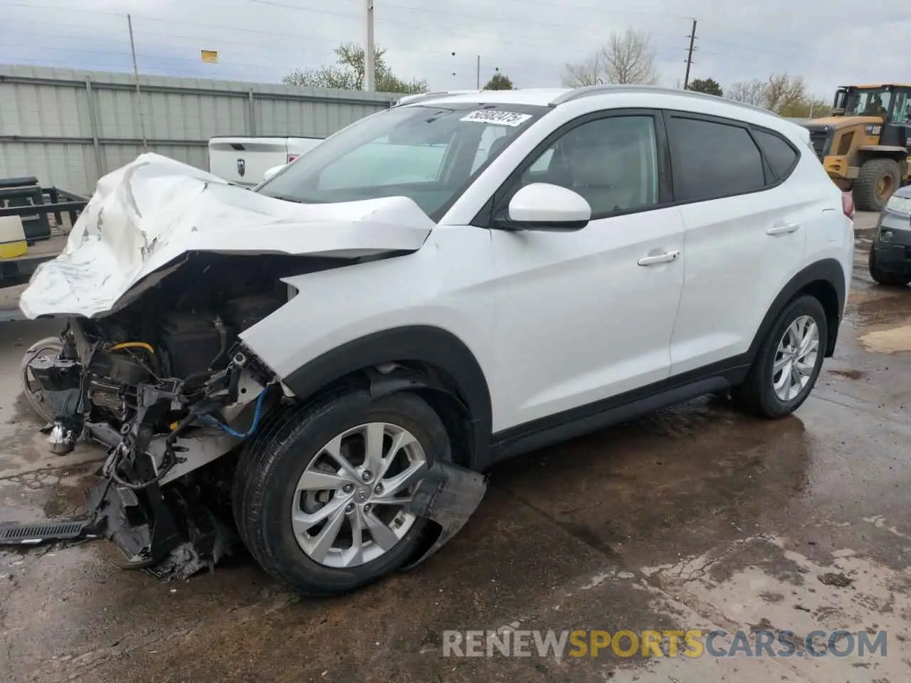 1 Photograph of a damaged car KM8J3CA44KU842877 HYUNDAI TUCSON 2019