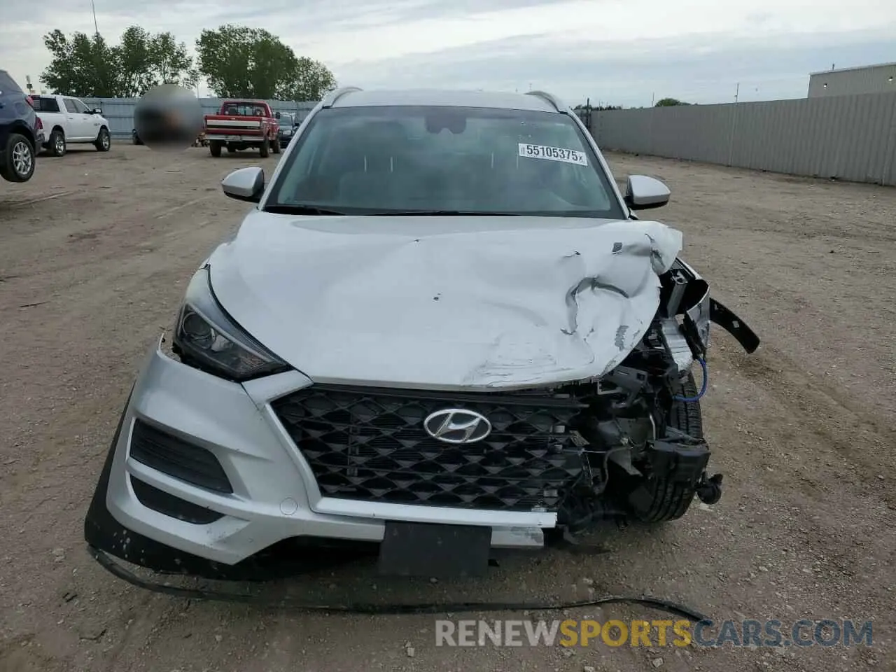 5 Photograph of a damaged car KM8J3CA44KU995033 HYUNDAI TUCSON 2019