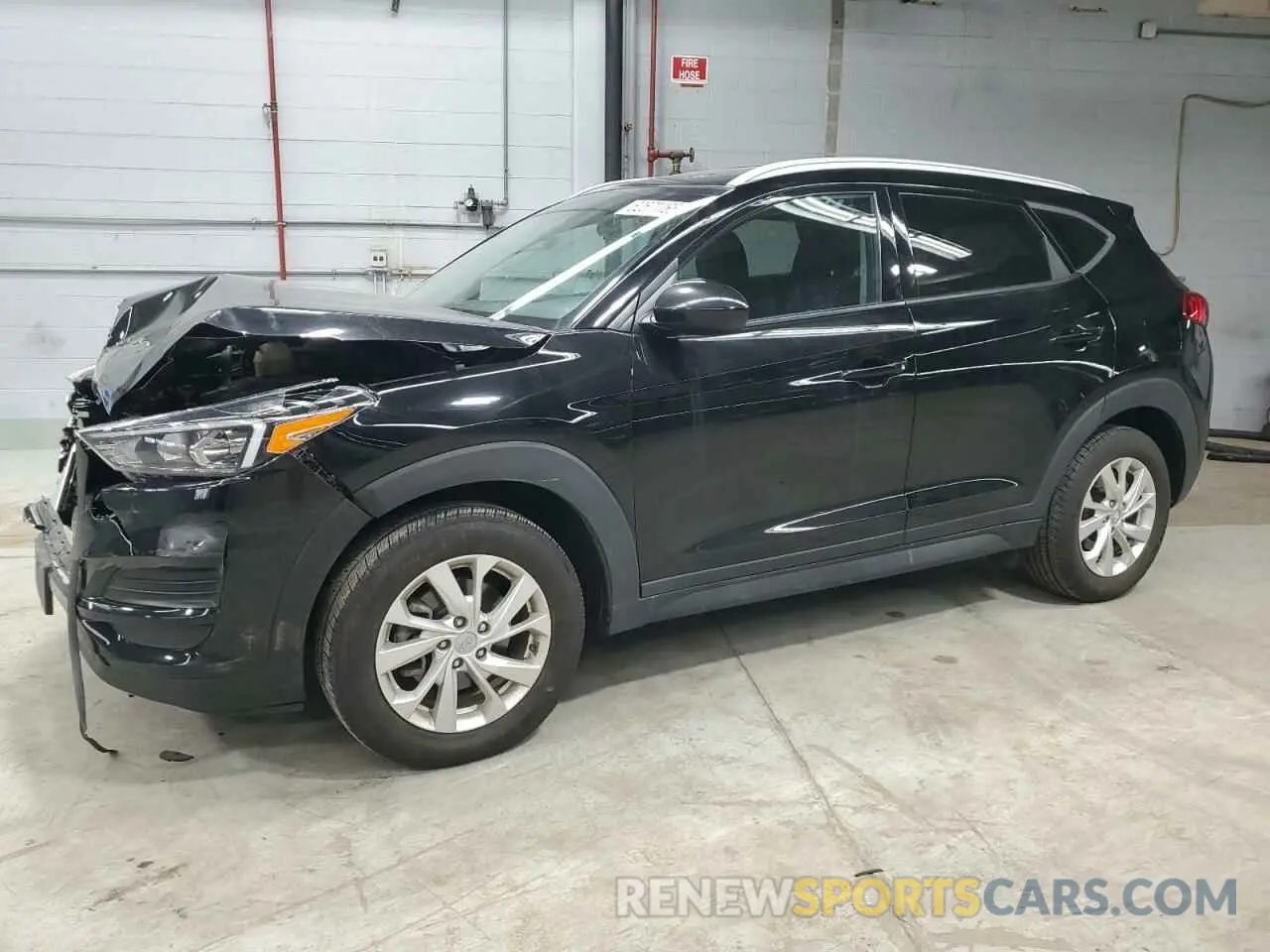 1 Photograph of a damaged car KM8J3CA45KU029483 HYUNDAI TUCSON 2019