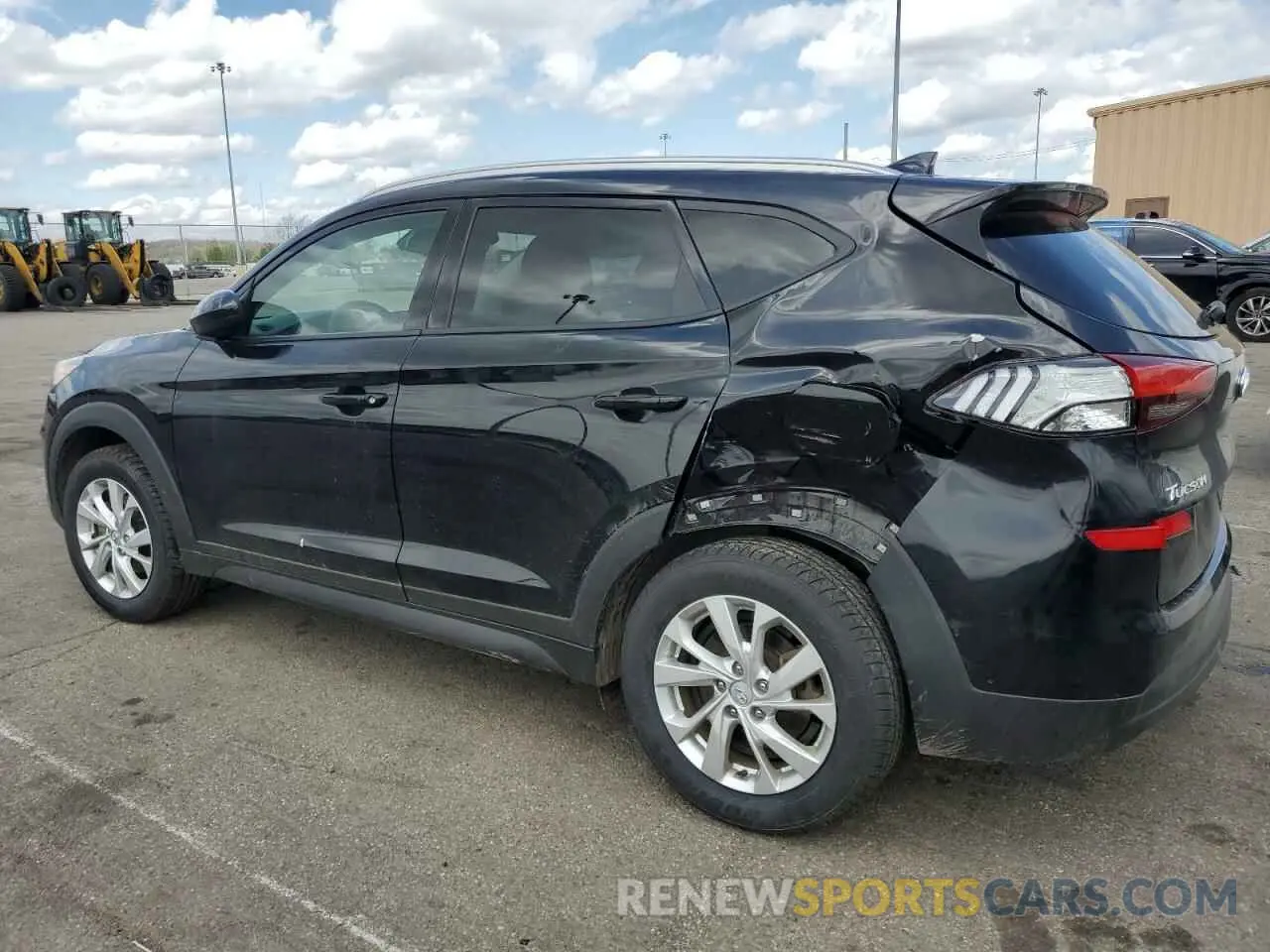 2 Photograph of a damaged car KM8J3CA45KU917294 HYUNDAI TUCSON 2019