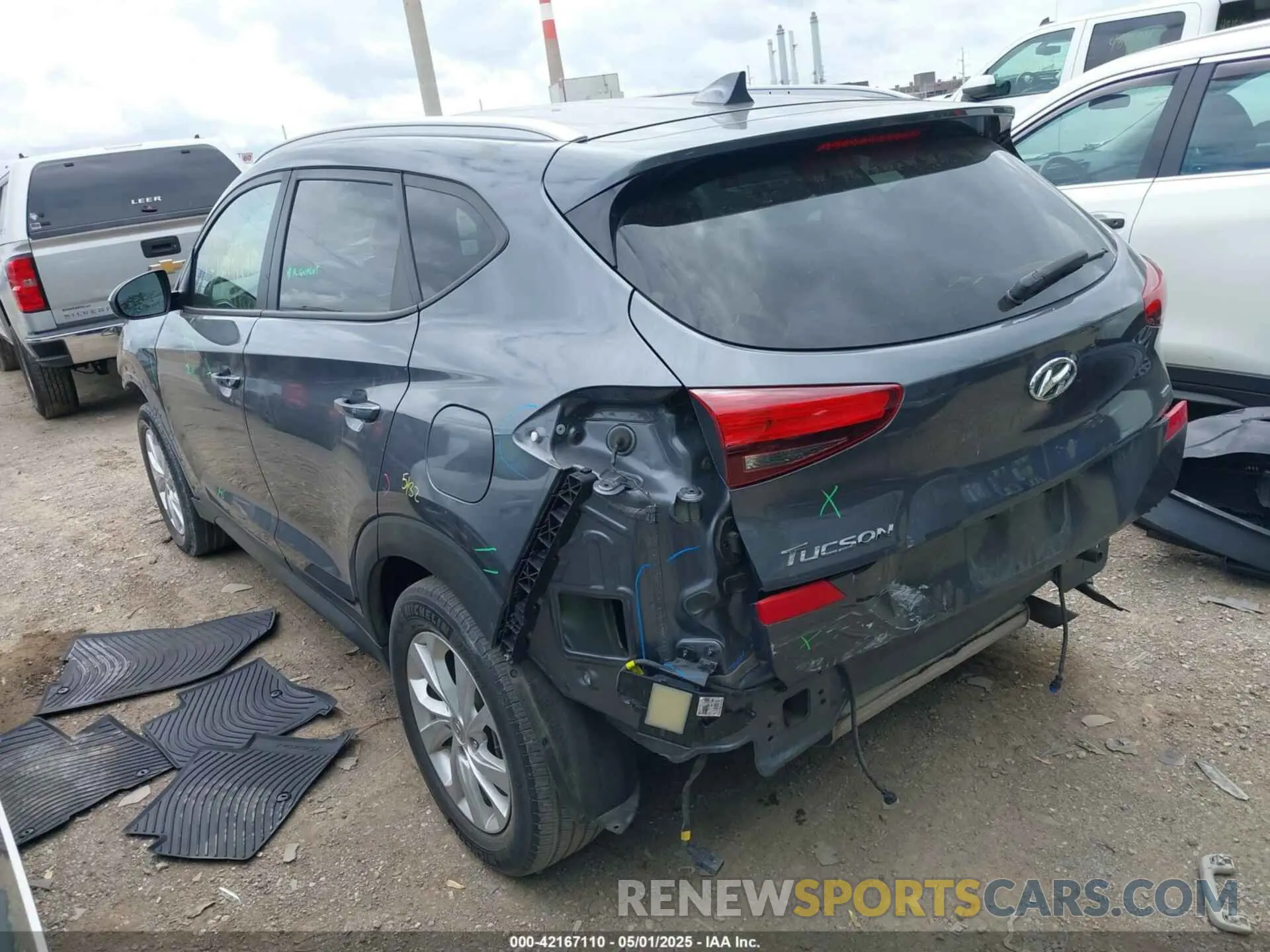 3 Photograph of a damaged car KM8J3CA45KU968178 HYUNDAI TUCSON 2019