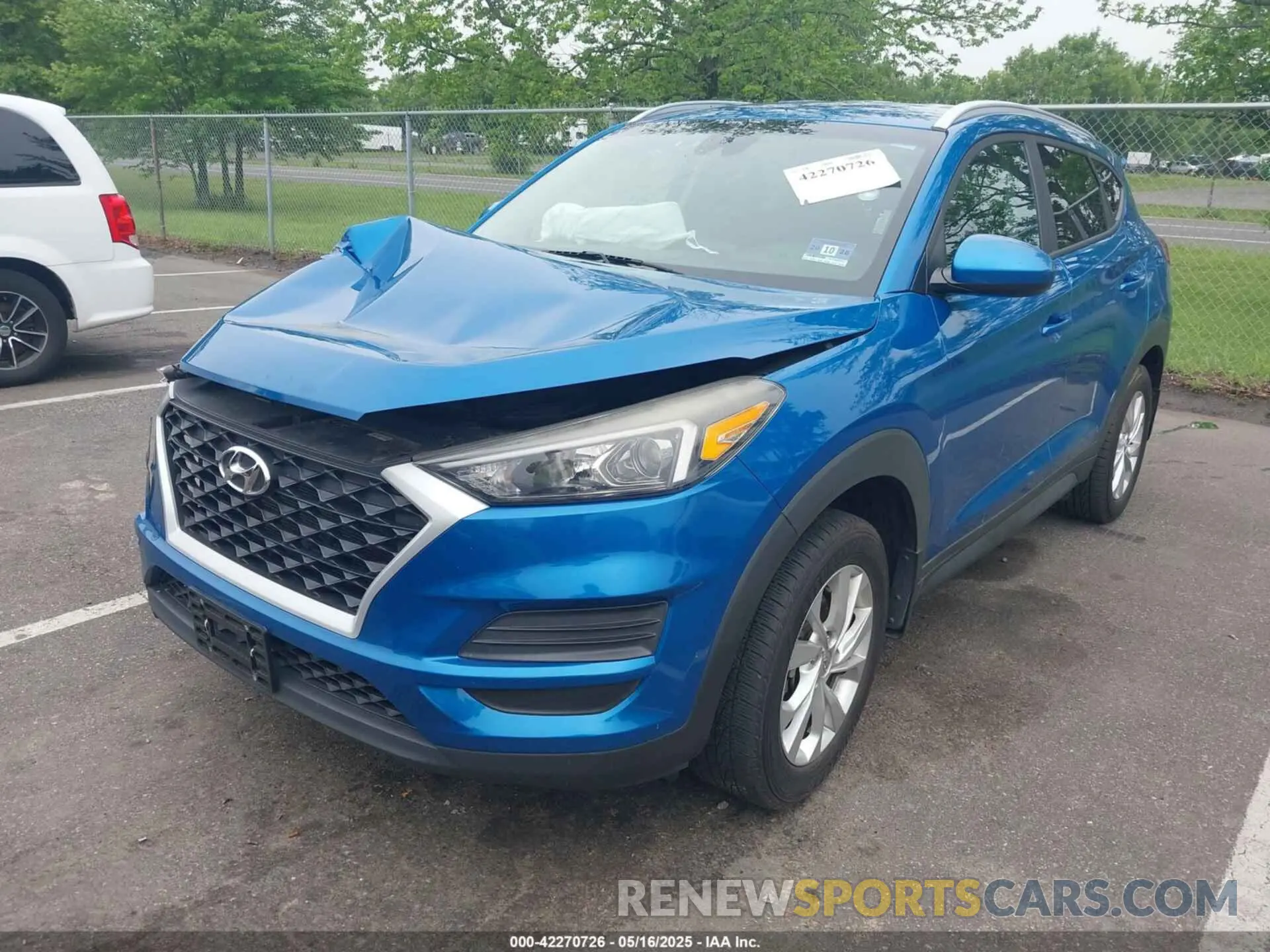 2 Photograph of a damaged car KM8J3CA47KU856580 HYUNDAI TUCSON 2019
