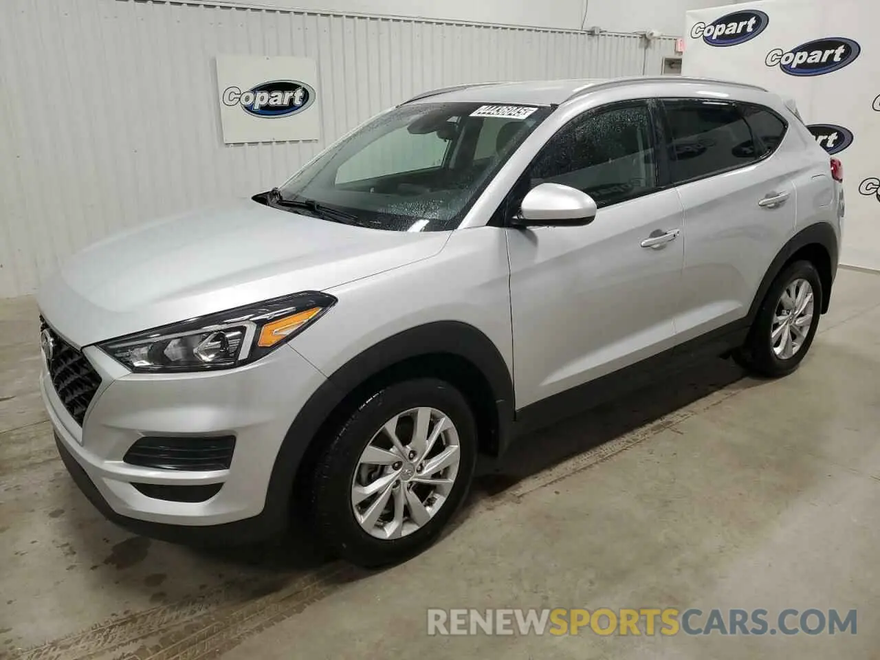 1 Photograph of a damaged car KM8J3CA47KU946022 HYUNDAI TUCSON 2019