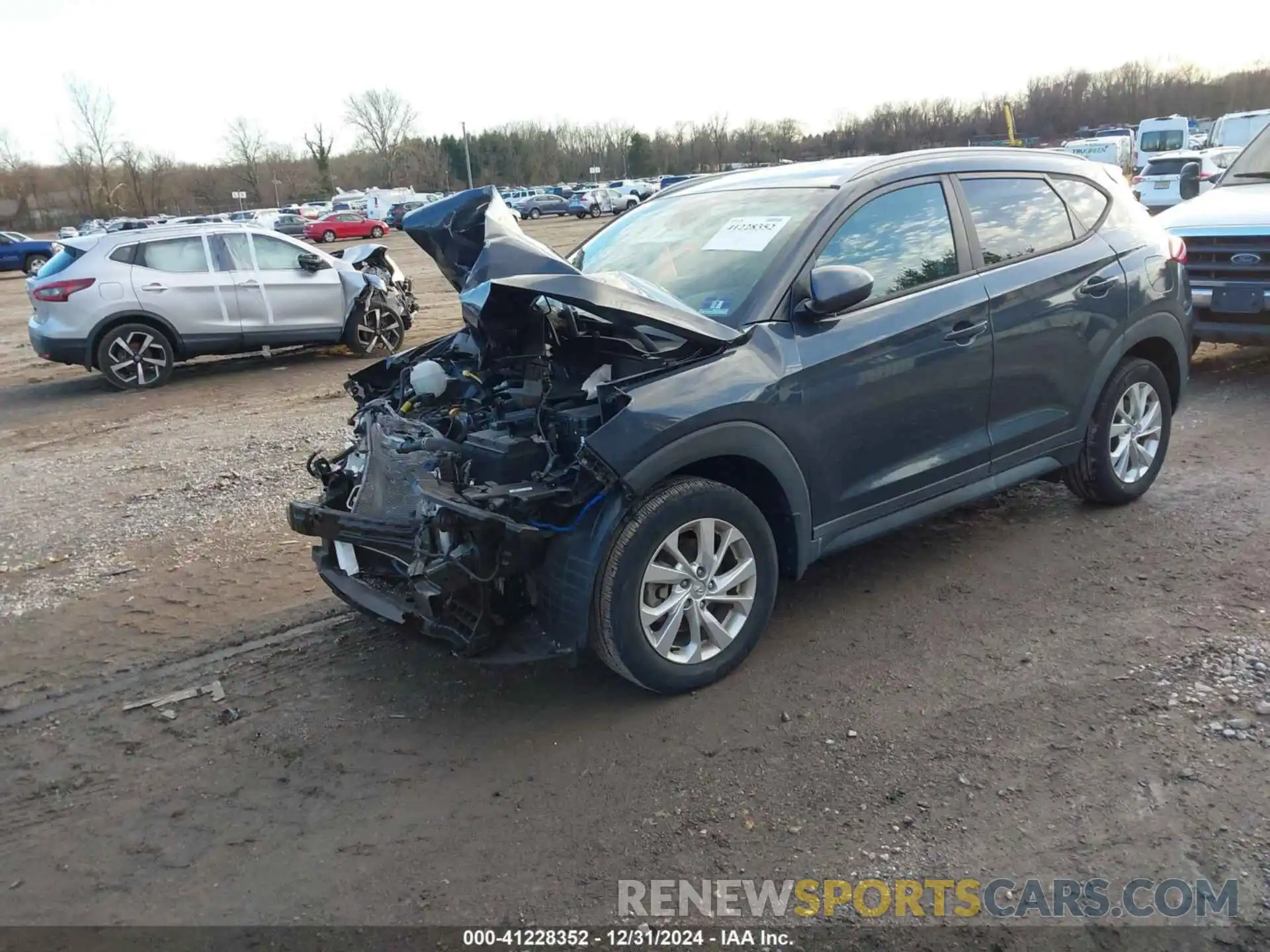 2 Photograph of a damaged car KM8J3CA48KU051820 HYUNDAI TUCSON 2019