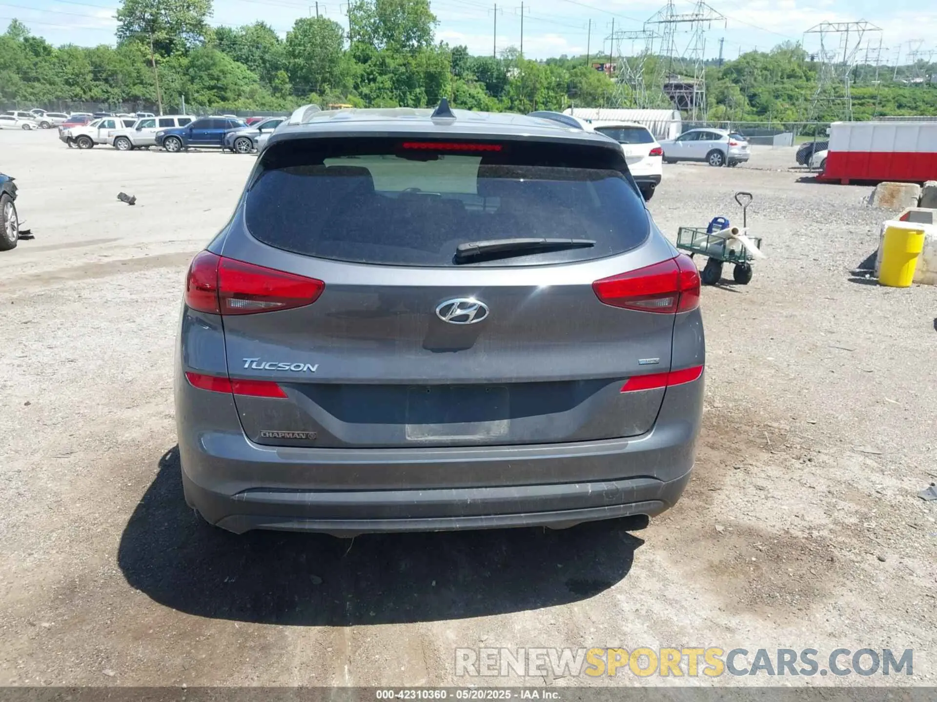 16 Photograph of a damaged car KM8J3CA48KU066849 HYUNDAI TUCSON 2019