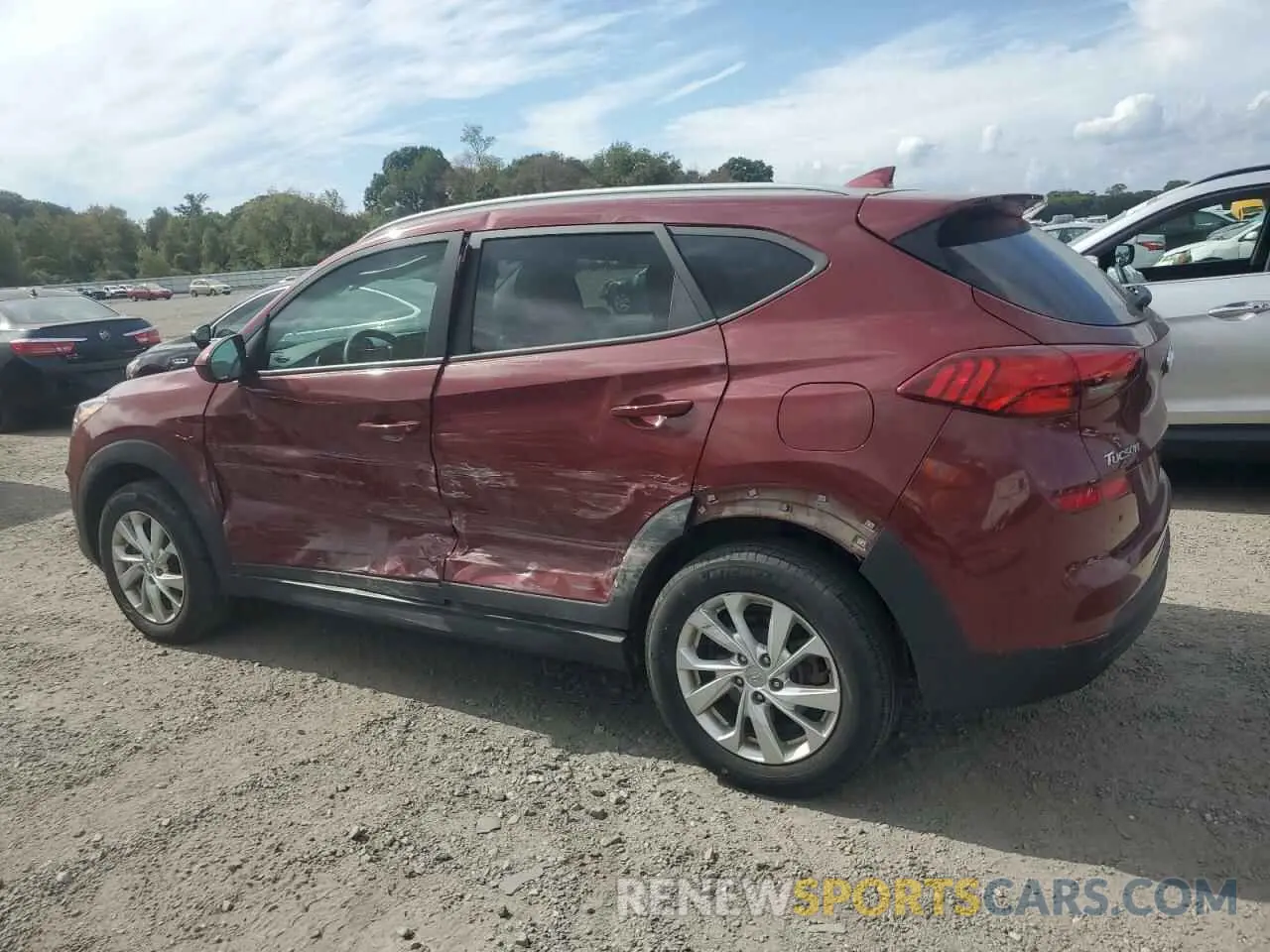 2 Photograph of a damaged car KM8J3CA48KU076572 HYUNDAI TUCSON 2019