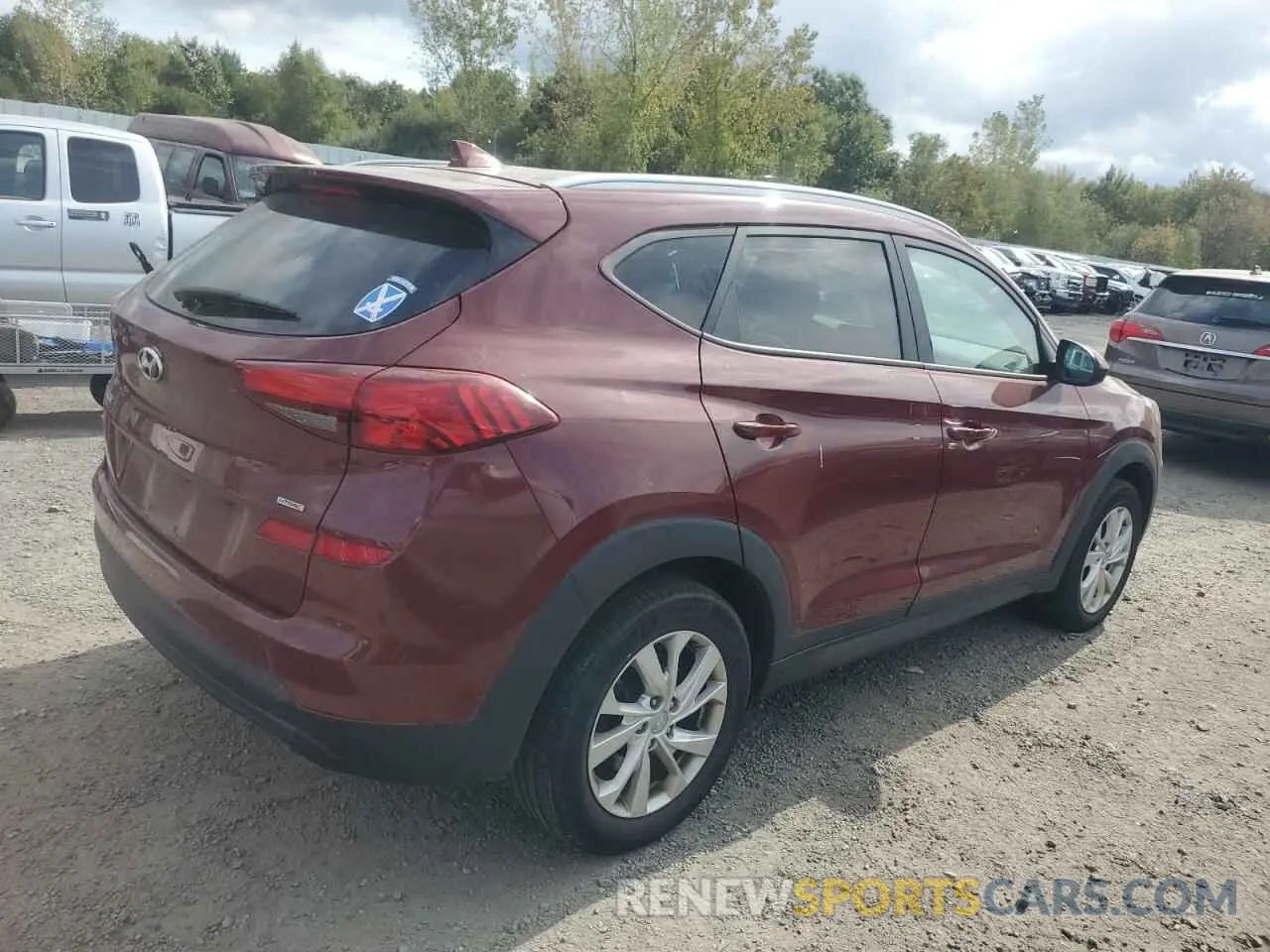 3 Photograph of a damaged car KM8J3CA48KU076572 HYUNDAI TUCSON 2019