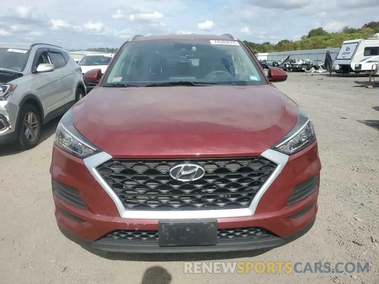 5 Photograph of a damaged car KM8J3CA48KU076572 HYUNDAI TUCSON 2019
