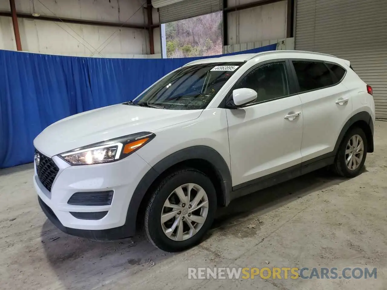 1 Photograph of a damaged car KM8J3CA48KU843028 HYUNDAI TUCSON 2019