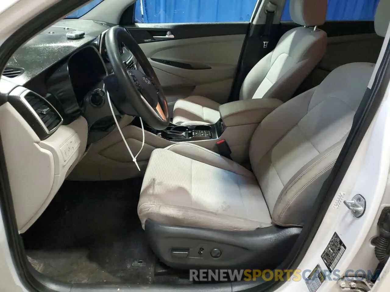 7 Photograph of a damaged car KM8J3CA48KU843028 HYUNDAI TUCSON 2019