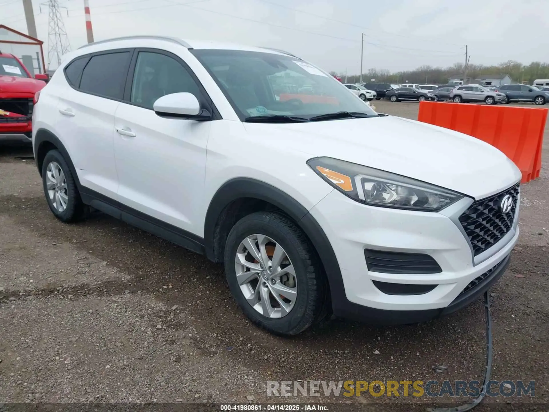 1 Photograph of a damaged car KM8J3CA4XKU000836 HYUNDAI TUCSON 2019