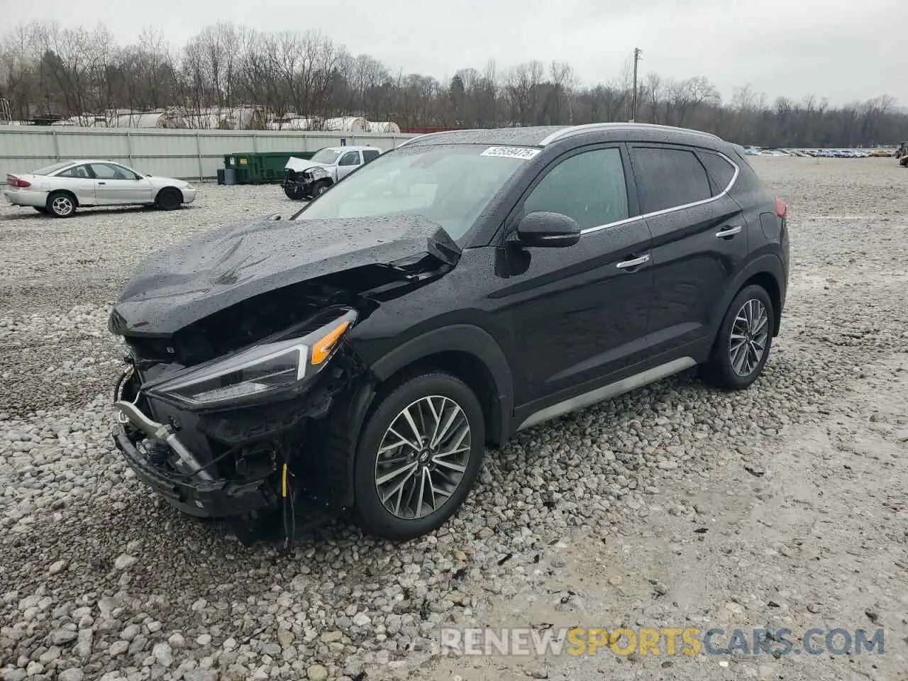 1 Photograph of a damaged car KM8J3CAL0KU045775 HYUNDAI TUCSON 2019