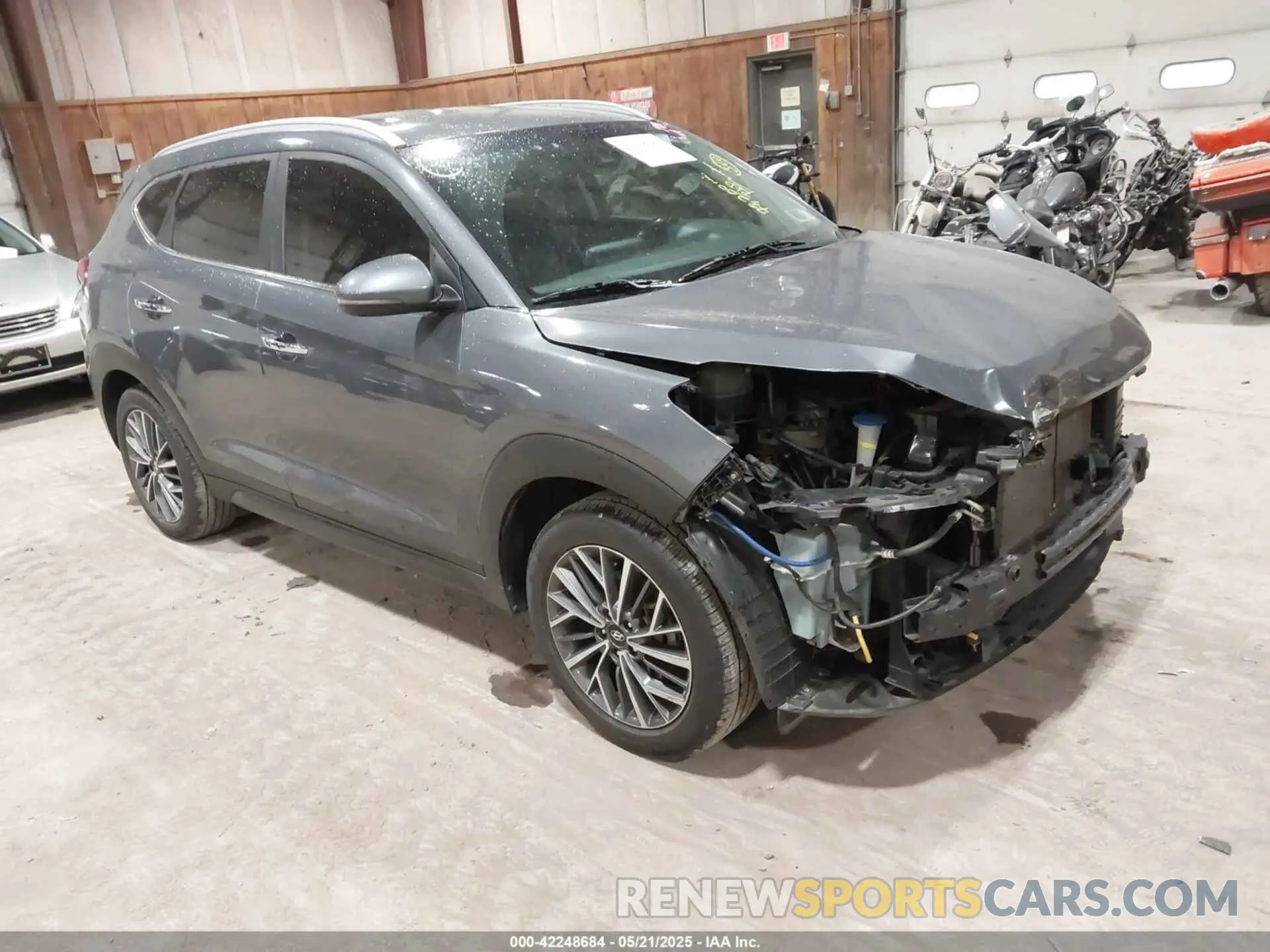 1 Photograph of a damaged car KM8J3CAL0KU851969 HYUNDAI TUCSON 2019
