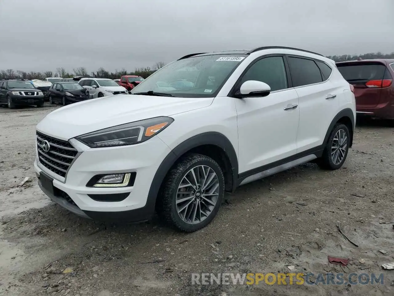1 Photograph of a damaged car KM8J3CAL0KU960853 HYUNDAI TUCSON 2019