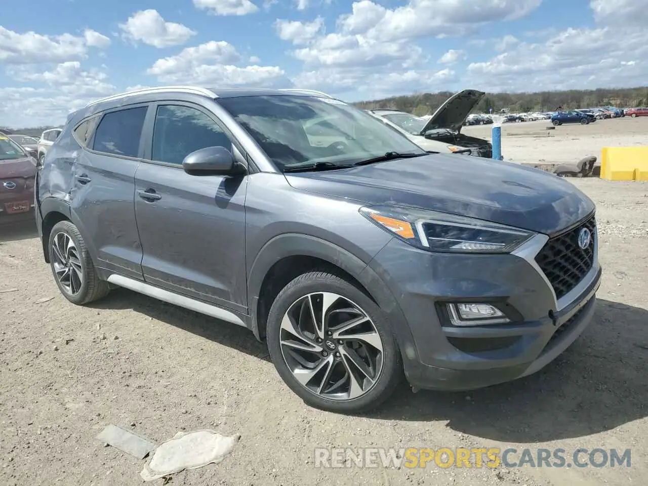 4 Photograph of a damaged car KM8J3CAL0KU986644 HYUNDAI TUCSON 2019