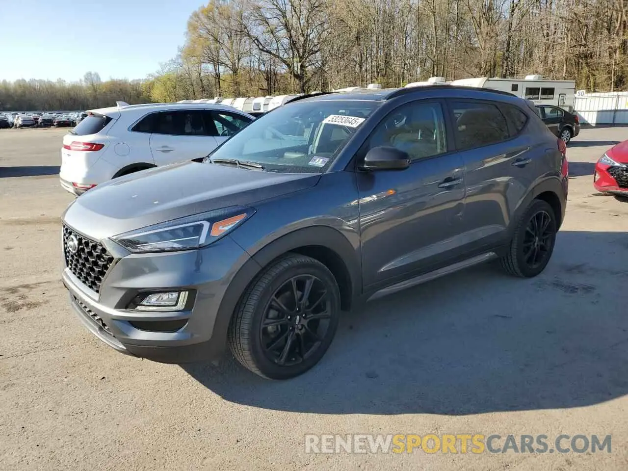 1 Photograph of a damaged car KM8J3CAL1KU018987 HYUNDAI TUCSON 2019