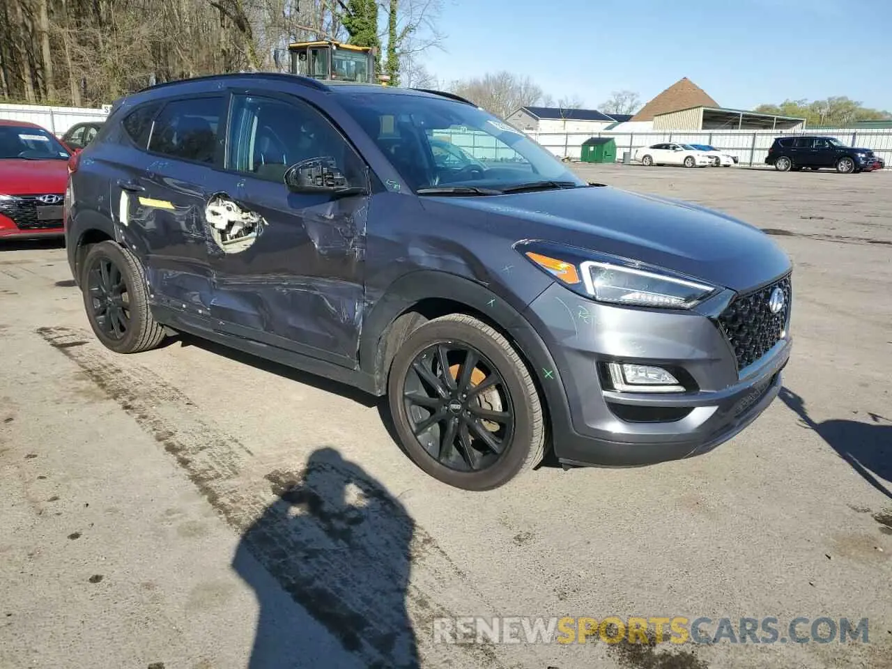 4 Photograph of a damaged car KM8J3CAL1KU018987 HYUNDAI TUCSON 2019
