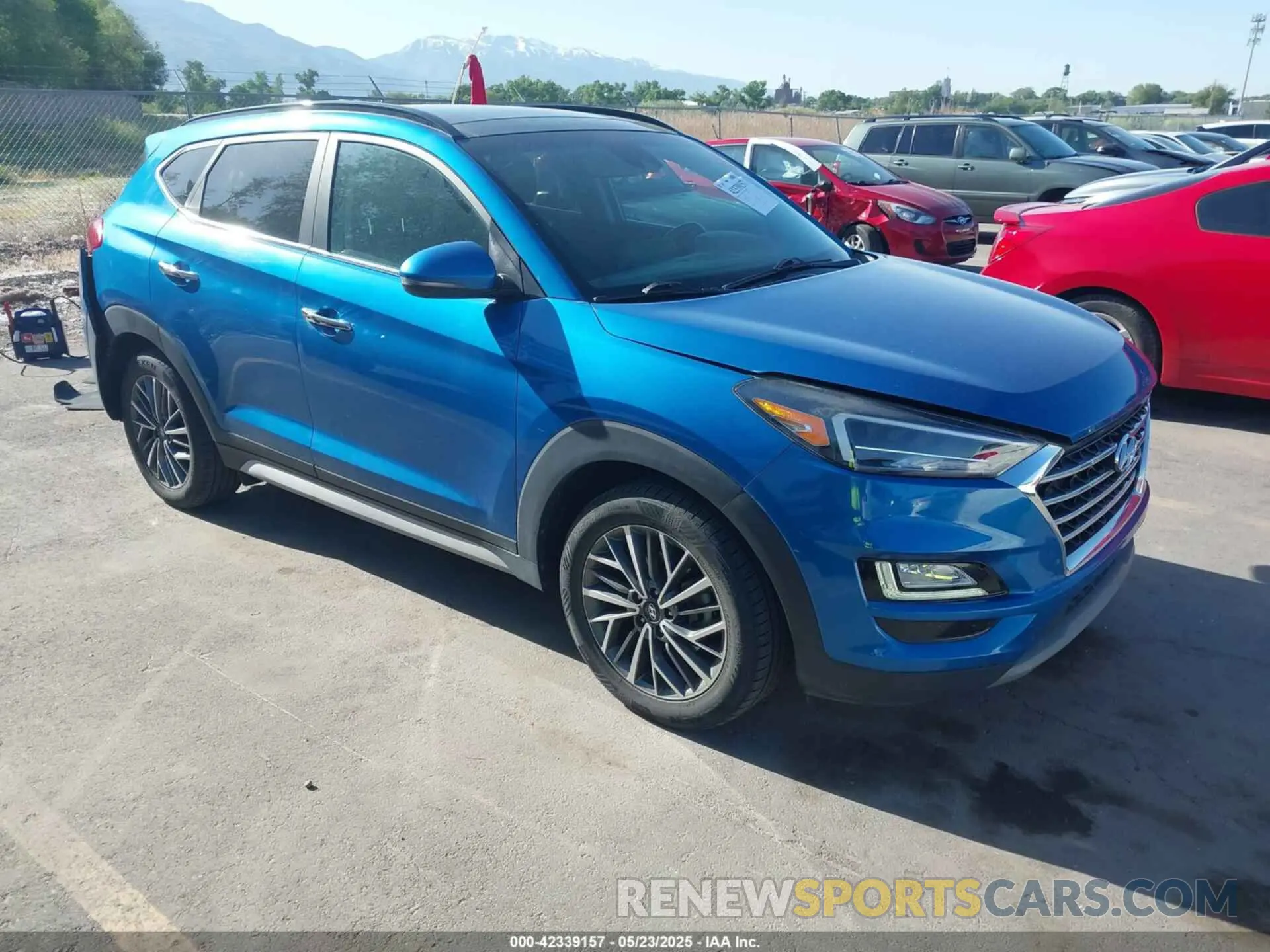 1 Photograph of a damaged car KM8J3CAL1KU069809 HYUNDAI TUCSON 2019