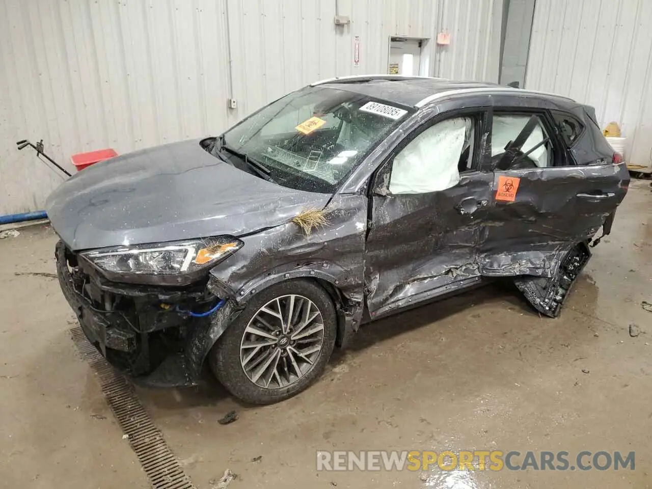 1 Photograph of a damaged car KM8J3CAL1KU950574 HYUNDAI TUCSON 2019
