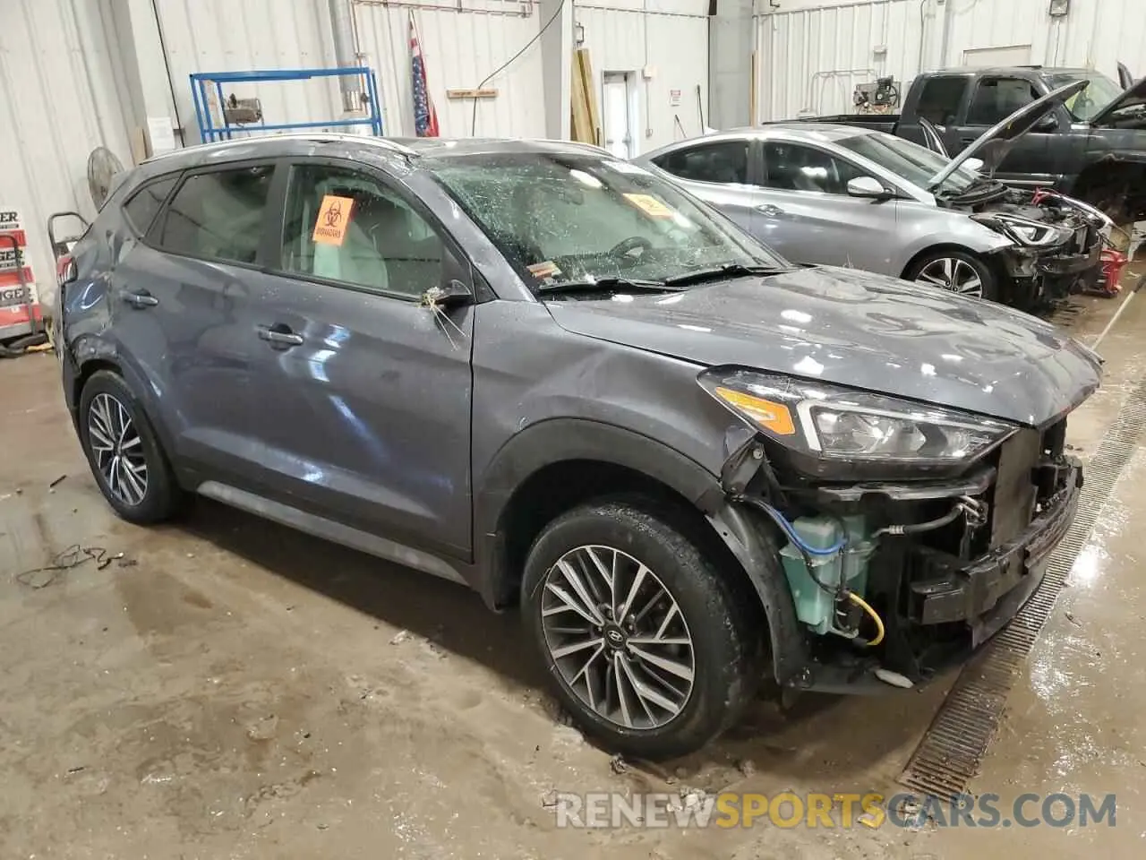 4 Photograph of a damaged car KM8J3CAL1KU950574 HYUNDAI TUCSON 2019