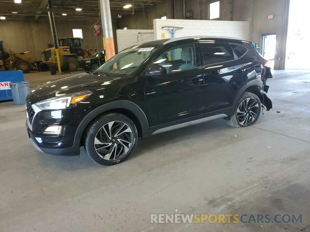 1 Photograph of a damaged car KM8J3CAL1KU971618 HYUNDAI TUCSON 2019