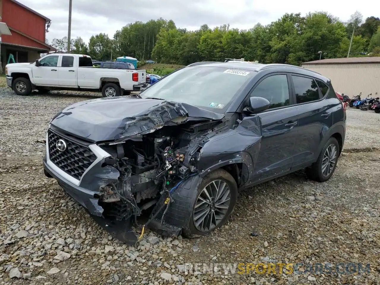 1 Photograph of a damaged car KM8J3CAL1KU974955 HYUNDAI TUCSON 2019