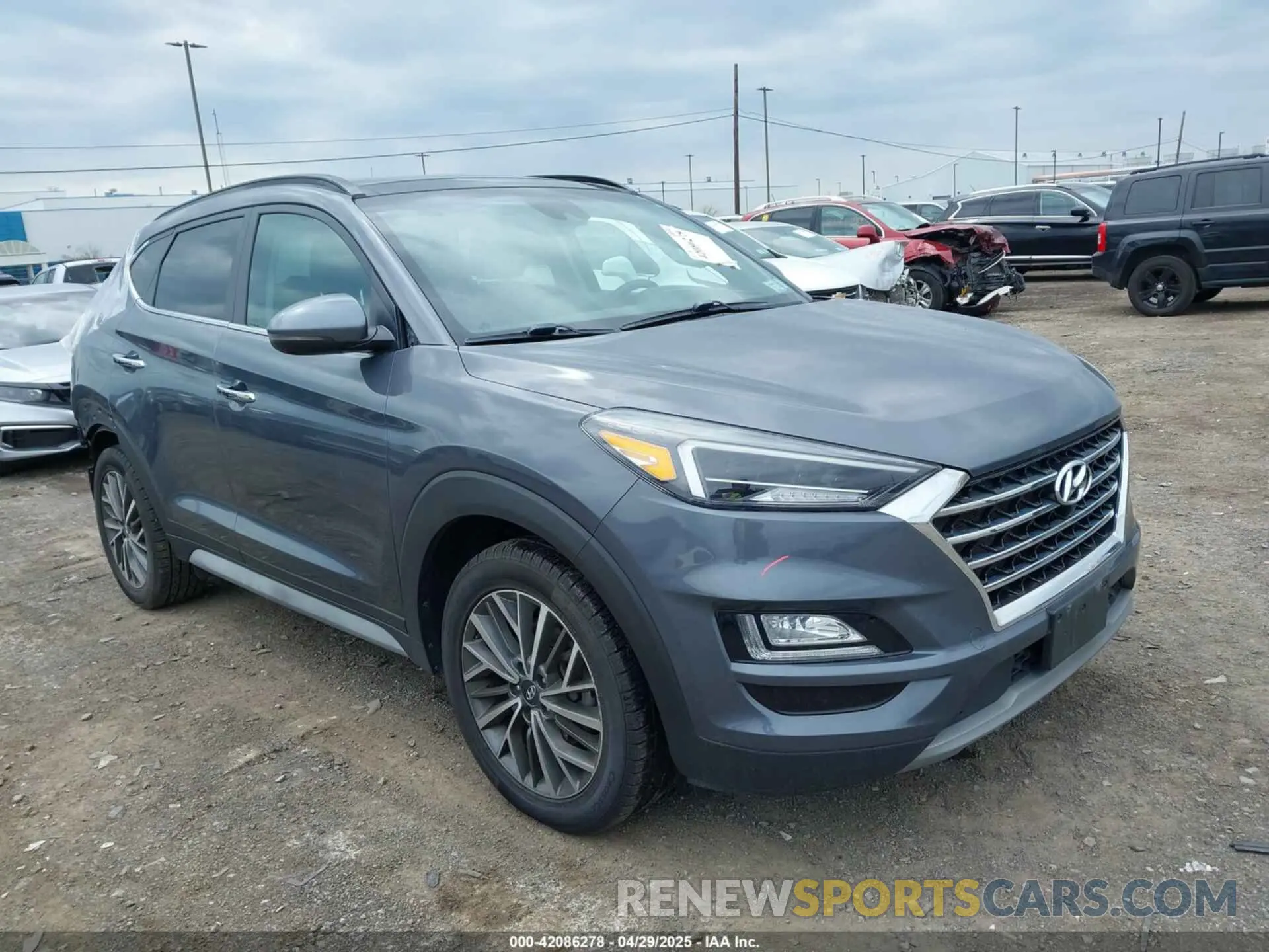 1 Photograph of a damaged car KM8J3CAL2KU009361 HYUNDAI TUCSON 2019