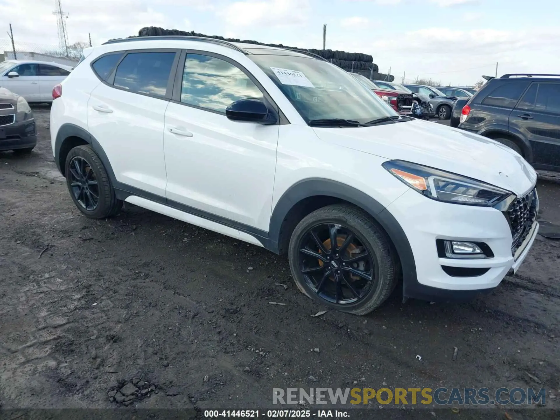 1 Photograph of a damaged car KM8J3CAL2KU949093 HYUNDAI TUCSON 2019