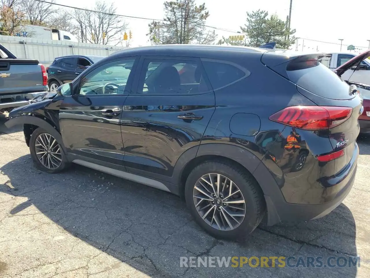 2 Photograph of a damaged car KM8J3CAL3KU962242 HYUNDAI TUCSON 2019