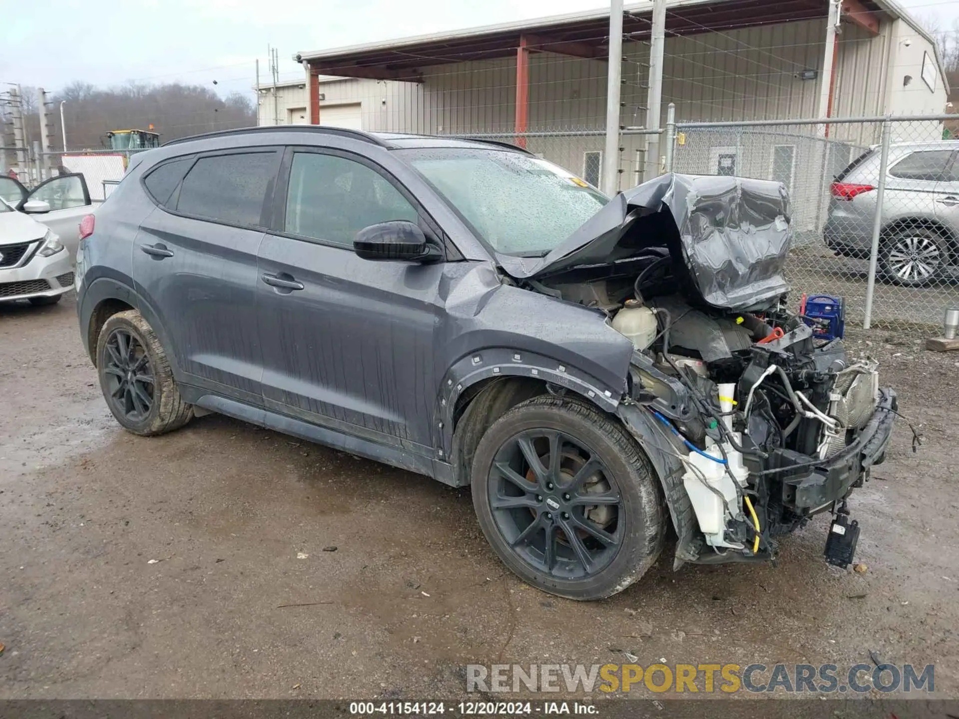 1 Photograph of a damaged car KM8J3CAL3KU990607 HYUNDAI TUCSON 2019