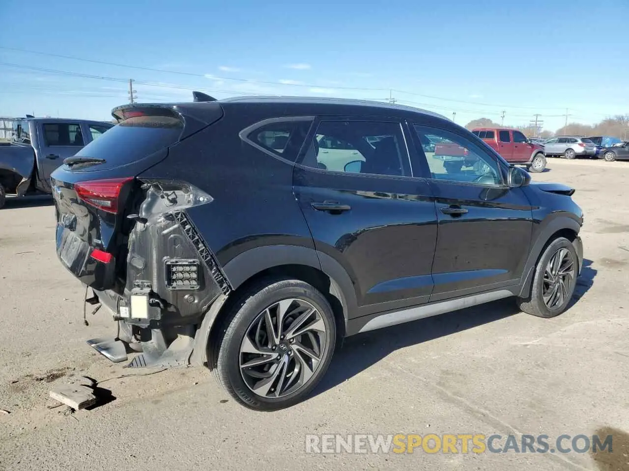 3 Photograph of a damaged car KM8J3CAL6KU047045 HYUNDAI TUCSON 2019