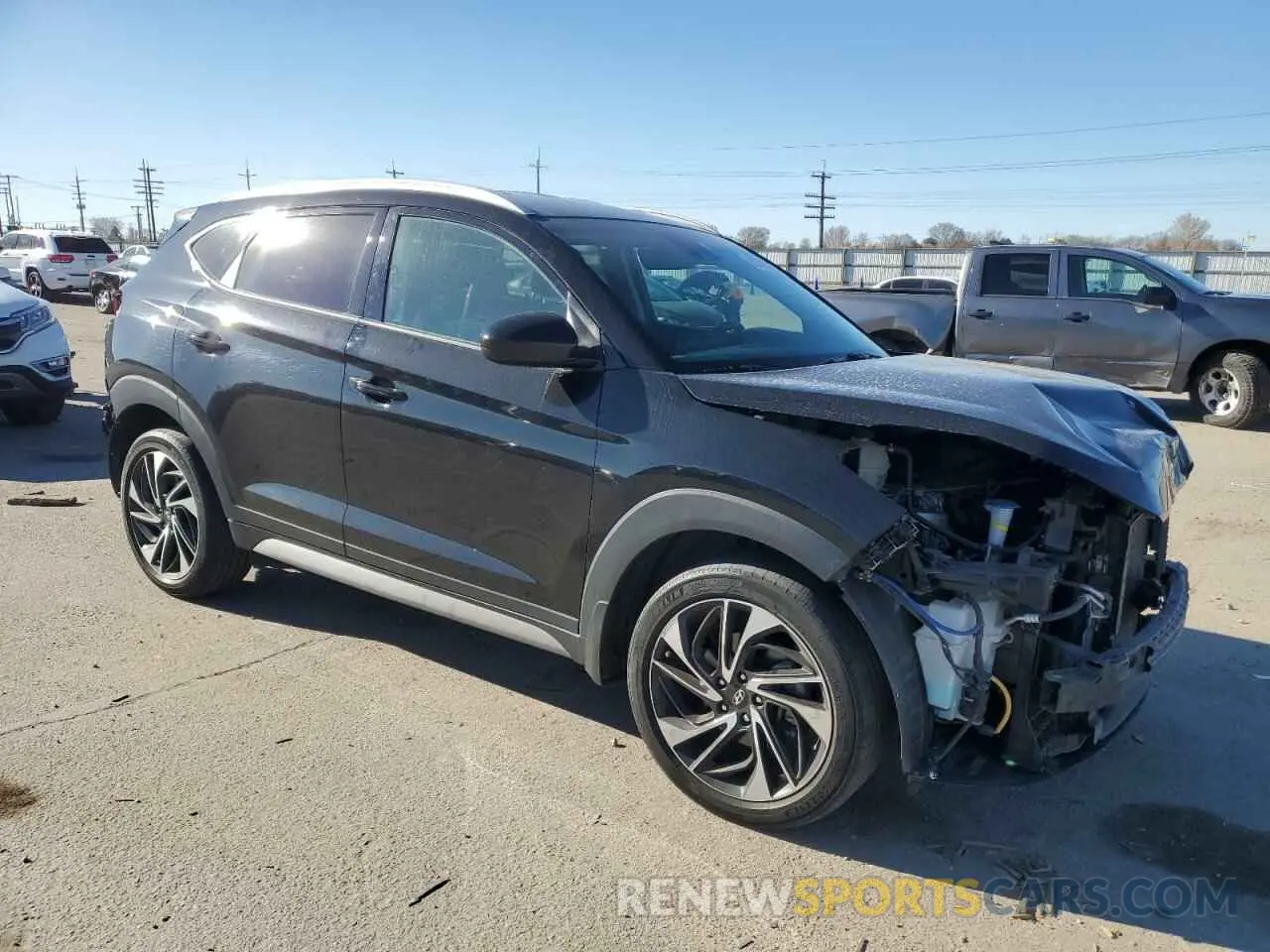 4 Photograph of a damaged car KM8J3CAL6KU047045 HYUNDAI TUCSON 2019