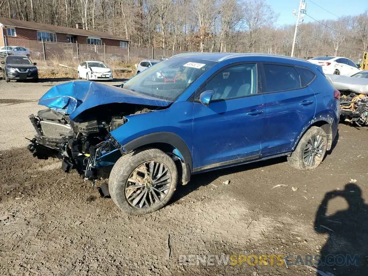 1 Photograph of a damaged car KM8J3CAL6KU070907 HYUNDAI TUCSON 2019