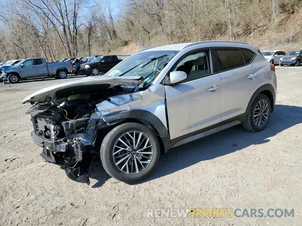 1 Photograph of a damaged car KM8J3CAL6KU938209 HYUNDAI TUCSON 2019