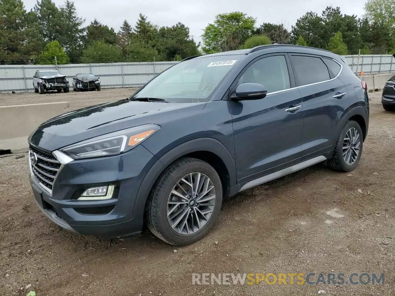 1 Photograph of a damaged car KM8J3CAL7KU049936 HYUNDAI TUCSON 2019
