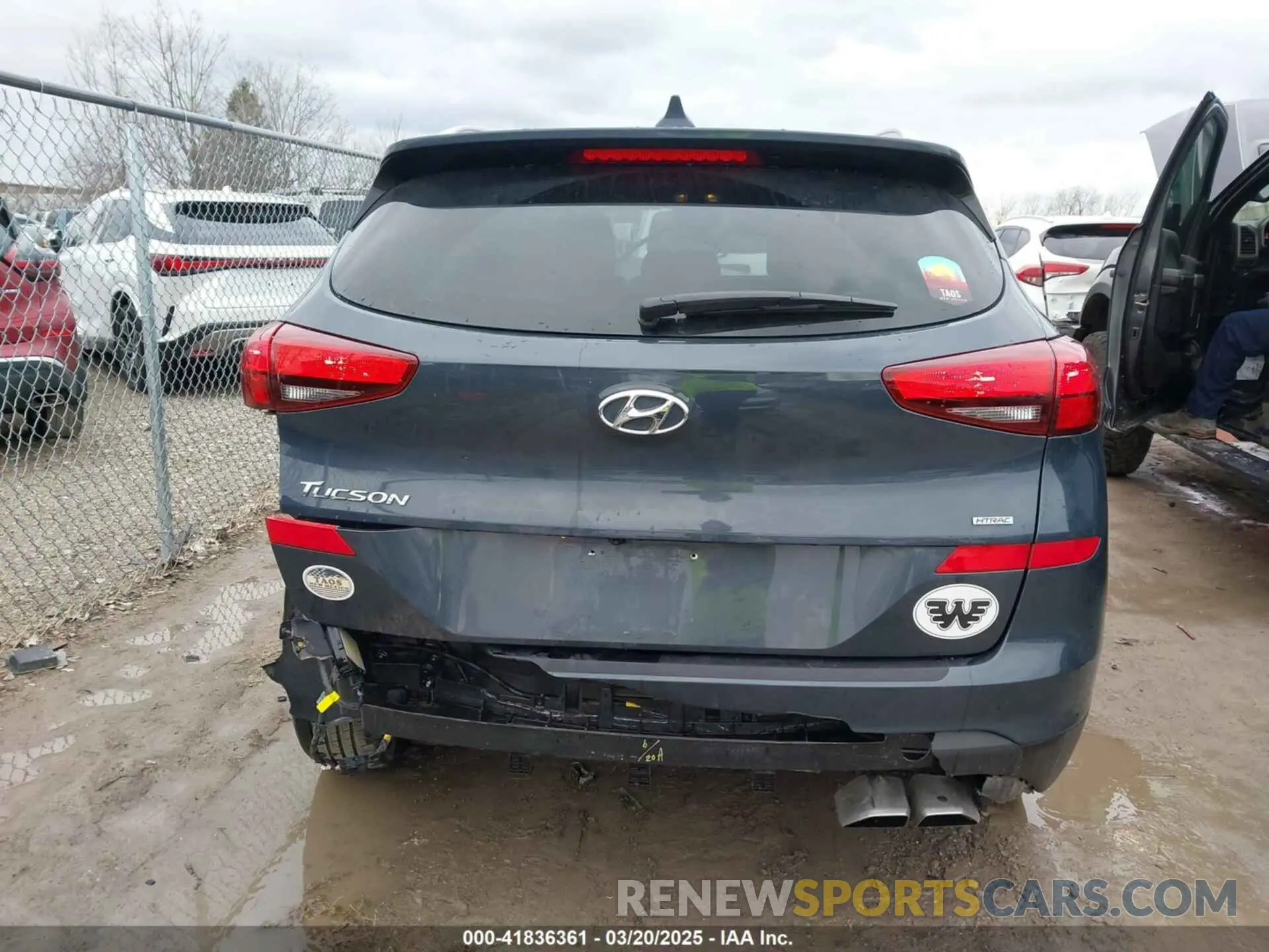 16 Photograph of a damaged car KM8J3CAL7KU076246 HYUNDAI TUCSON 2019