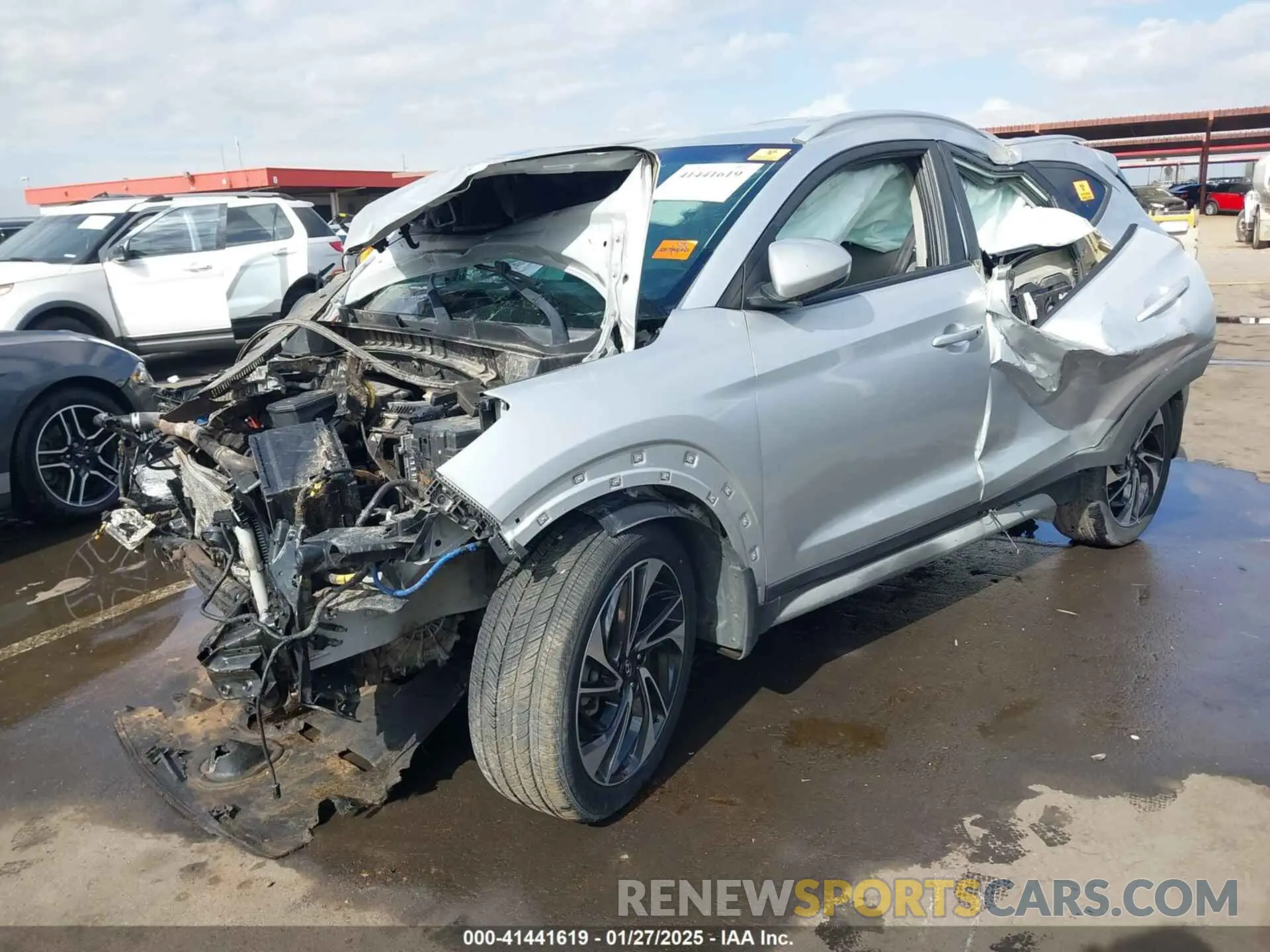 2 Photograph of a damaged car KM8J3CAL7KU839382 HYUNDAI TUCSON 2019