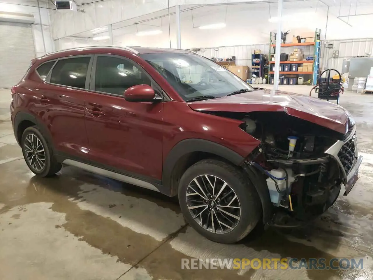 4 Photograph of a damaged car KM8J3CAL7KU845957 HYUNDAI TUCSON 2019